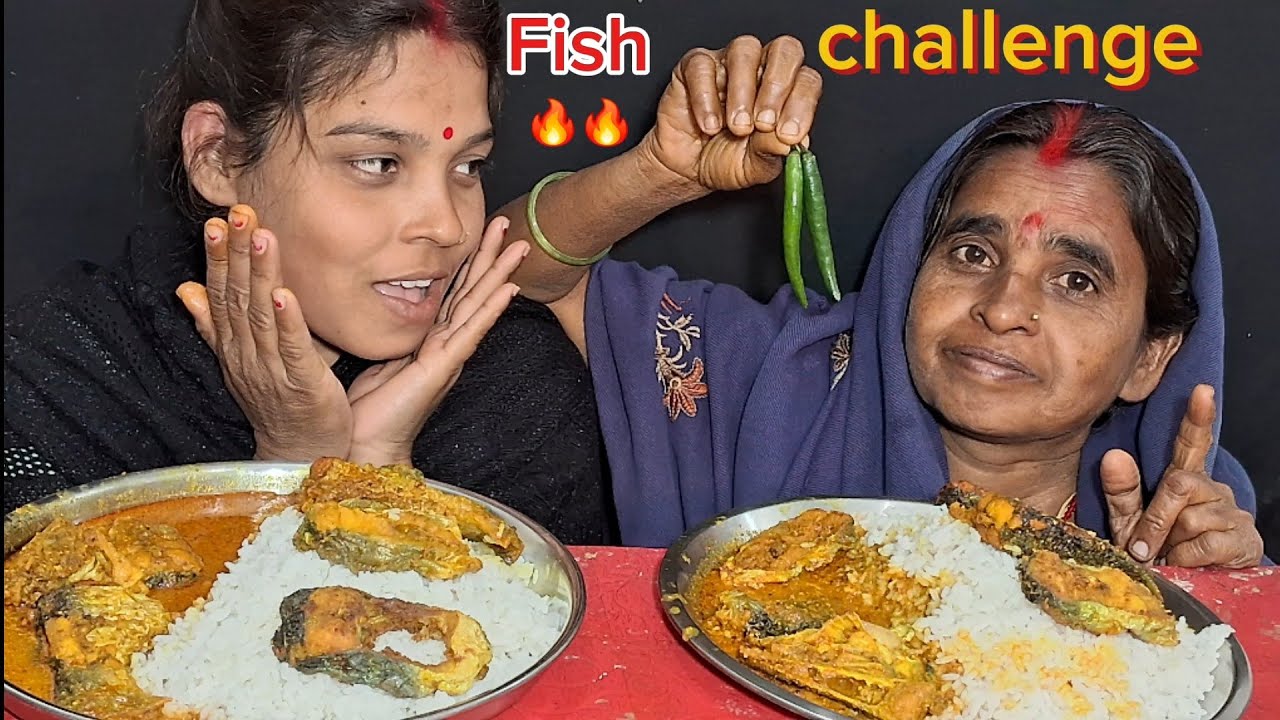 rice 🍚 and fish 🐟 challenge 🔥  
