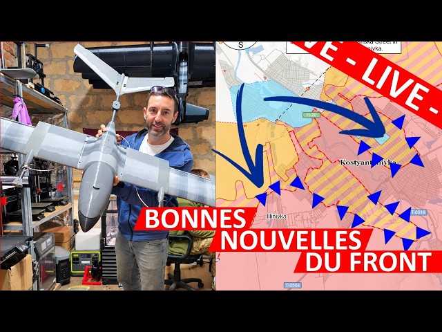 [LIVE🇺🇦⚔️🇷🇺]  BONNES NOUVELLES SUR LE FRONT - BILAN 2 SEMAINES SUR PLACE