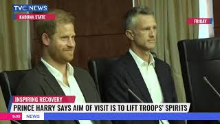 Prince Harry Visits Troops Wounded In Battle