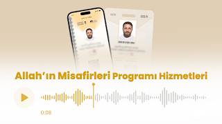 Allahın Misafirleri Programı Hizmetleri