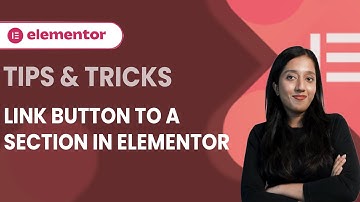 How to link button to a section in Elementor