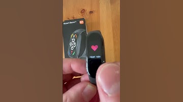 M7 Smart Band Watch menu option