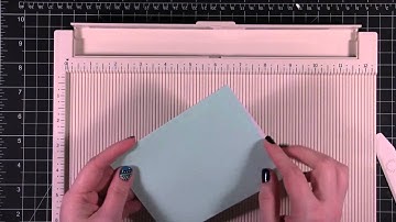 Card Making and Paper Crafting Quick Tip - Martha Stewart Crafts Scoring Board