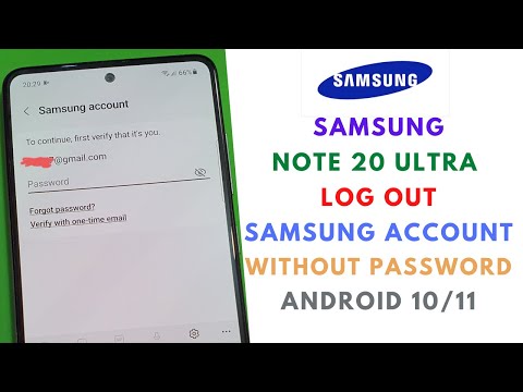 NOTE 20 ULTRA REMOVE SAMSUNG ACCOUNT WITHOUT PASSWORD