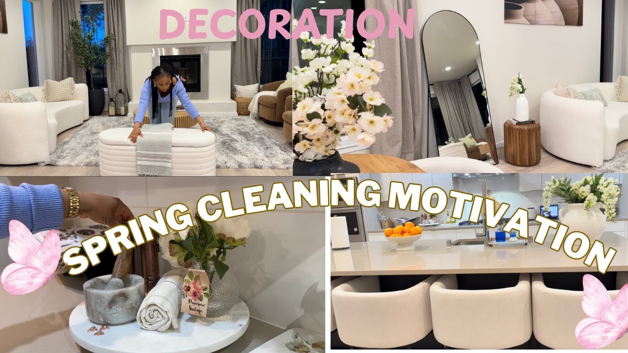 EXTREME SPRING CLEANING + DECORATE WITH ME 🌸 Motivation ménage | Nettoyage & Décoration de Printemps