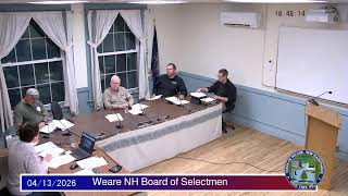 Board of Selectmen - April 13, 2026