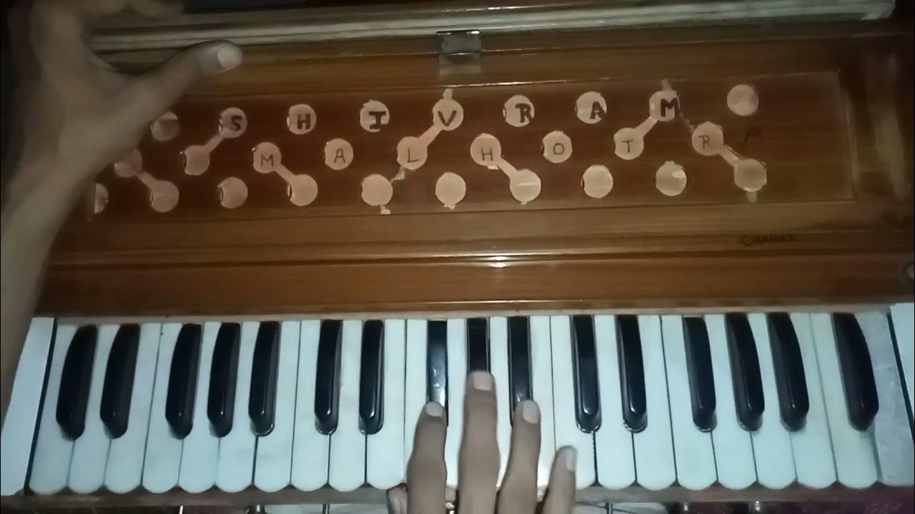 4th Sargam lesson On Harmonium piano notes very easy Notes YouTube