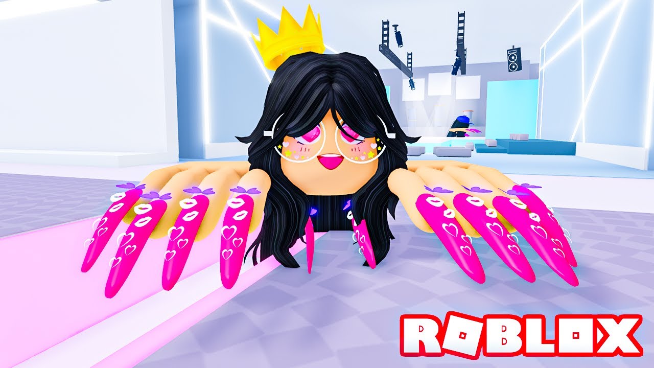 J'AI DÉCIDÉE DE LAISSER POUSSER MES ONGLES ! (Roblox Nails Show) YouTube