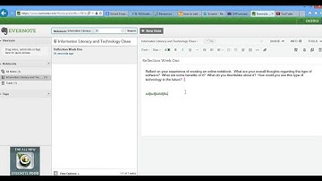 How to set up an evernote notebook and share it