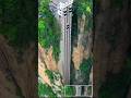 Worlds tallest outdoor elevator  zhangjiajie bailong elevator mountains tourism