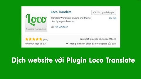 Hướng dẫn Việt hóa theme WordPress với Loco Translate chi tiết