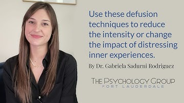 Defusion: How to Detangle from Thoughts & Feelings