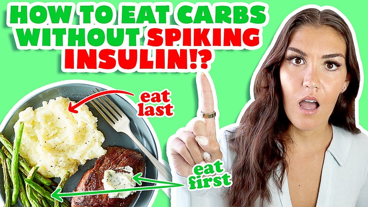 Eat Carbs WITHOUT Spiking Insulin! (3 WAYS)