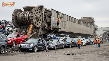 30 Most Insane Shredding & Crushing Machines That Obliterate Everything |  Scrap Processing #16
