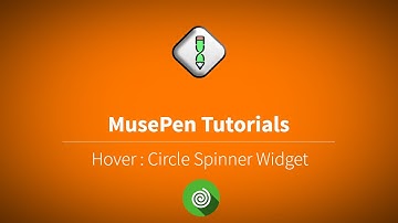 MusePen.com : Adding animation on images in Adobe Muse on hover or rollover: circle spinner widget