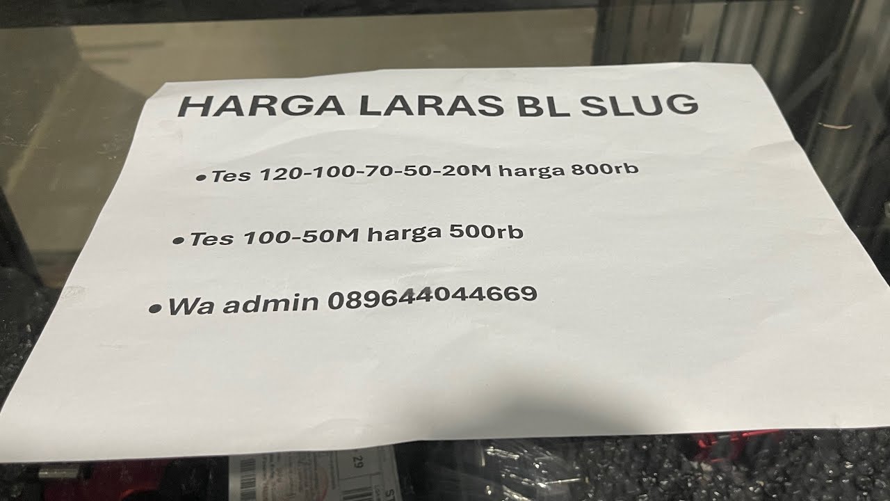 Harga laras BL slug terbaru 