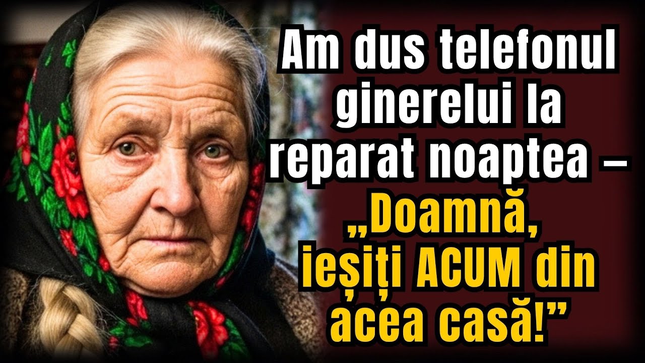 Am dus telefonul ginerelui la reparat noaptea — „Doamnă, ieșiți ACUM din acea casă!”