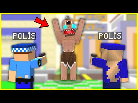 POLİSLER TEPEGÖZÜ TUTUKLADI VE HAPSETTİ! 😱 - Minecraft