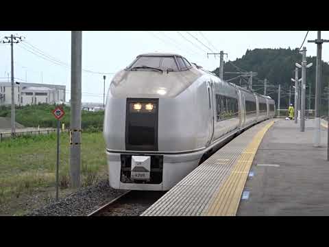 常磐線651系 普通列車 富岡到着