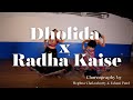 Dholida x radha kaise remix shivali tandon  eshani  meghna choreography  garba bollywood fusion