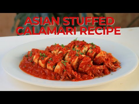 Asian Stuffed Squid Recipes | How to Cook Stuffed Squid | Asian Stuffed Calamari Recipe