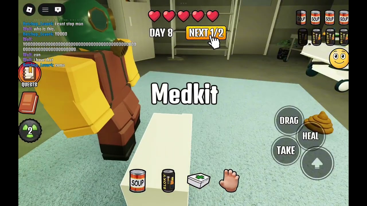 Trying to survive in a bunker with carrot