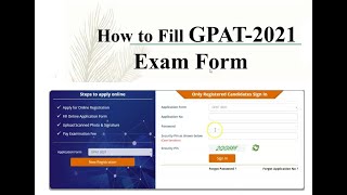 How to FILL GPAT 2021 Examination Form....Simplest way