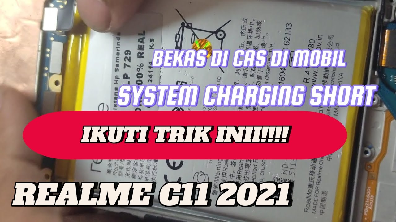 REALME C11 2021 TIDAK BISA DI CAS || realme c11 2021 can't be charged 