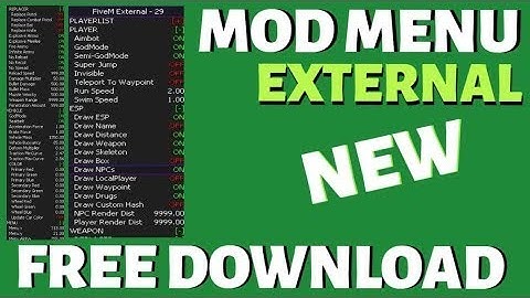 NEW FiveM Hack - FREE MENU - MONEY, DRUGS, CARS, PLAYER + BYPASS Mac OS Windows