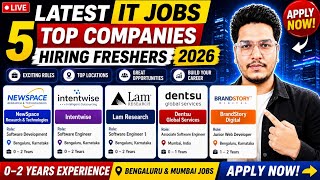 🚀 Top 5 IT Companies Hiring Freshers 2024,2025,2026 & 27 Batch | Software Engineer Jobs | Apply Now screenshot 1