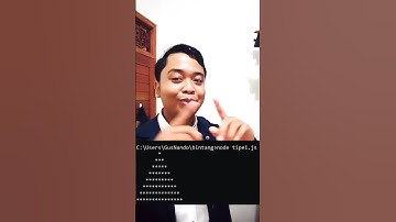 Siapa nih yg tugas kuliahnya di suruh buat bintang #pemrograman #programmer #javascript #coding