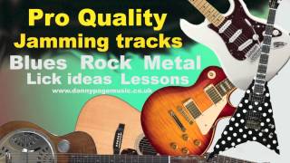 Guitar Jamming track - Gm Rock Deep Purple style backing track. chords