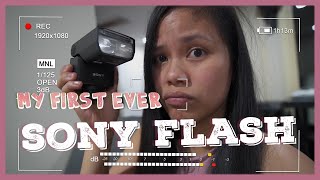 UNBOXING SONY FLASH (HVL F28RM W/ WIRELESS CONTROL)