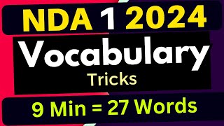 I Make DESI MNEMONICS of 27 Vocabulary Words For NDA-1-2024