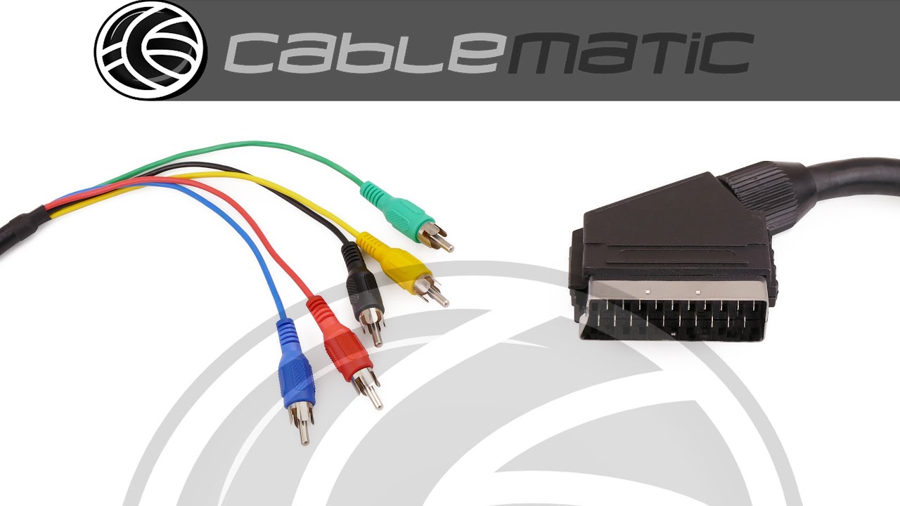 Cable euroconector RGB Mejora de definición de imagen Cable euroconector  para SEGA Dreamcast DC Universal Accesorios Electrónicos