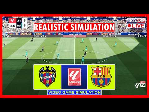 <strong>Levante</strong> <strong>vs</strong> <strong>Barcelona</strong> | LaLiga 2026/2027 | Match Today Simulation