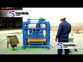 QTJ4-40 small scale manual concrete block making machine in kenya