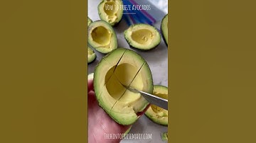 How to Freeze Avocados without Turning Brown!