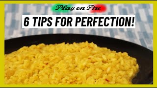 HOW TO MAKE A PERFECT RISOTTO (Creamy!) Italian Saffron Risotto RECIPE