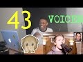 One Guy, 43 Voices (with music) - Roomie Reaction