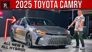 Thumbnail for The 2025 Toyota Camry Is A Hybrid Only Redesign Of America's Favorite Sedan