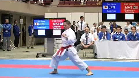 Lim Chee Wei vs. Ryo Kiyuna - Male Kata SEMI-FINAL...