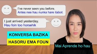 Basic conversation | Meeting new people | Konversa bazika | Hasoru ema foun | Learn Tetun&English