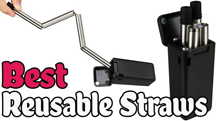 Foldable Collapsible Reusable Straw Stainless Drinking Tool | Best Reusable Straws 2019