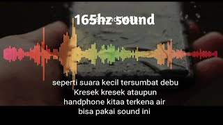 sound 165hz remove water from speaker test tone test bass subwoofer suara pembersih speaker hp