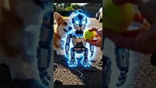 Cute Dog vs AI Robot 😱 | Who Wins?  #usa #cartoon #usashorts #funny #3danimation #animation