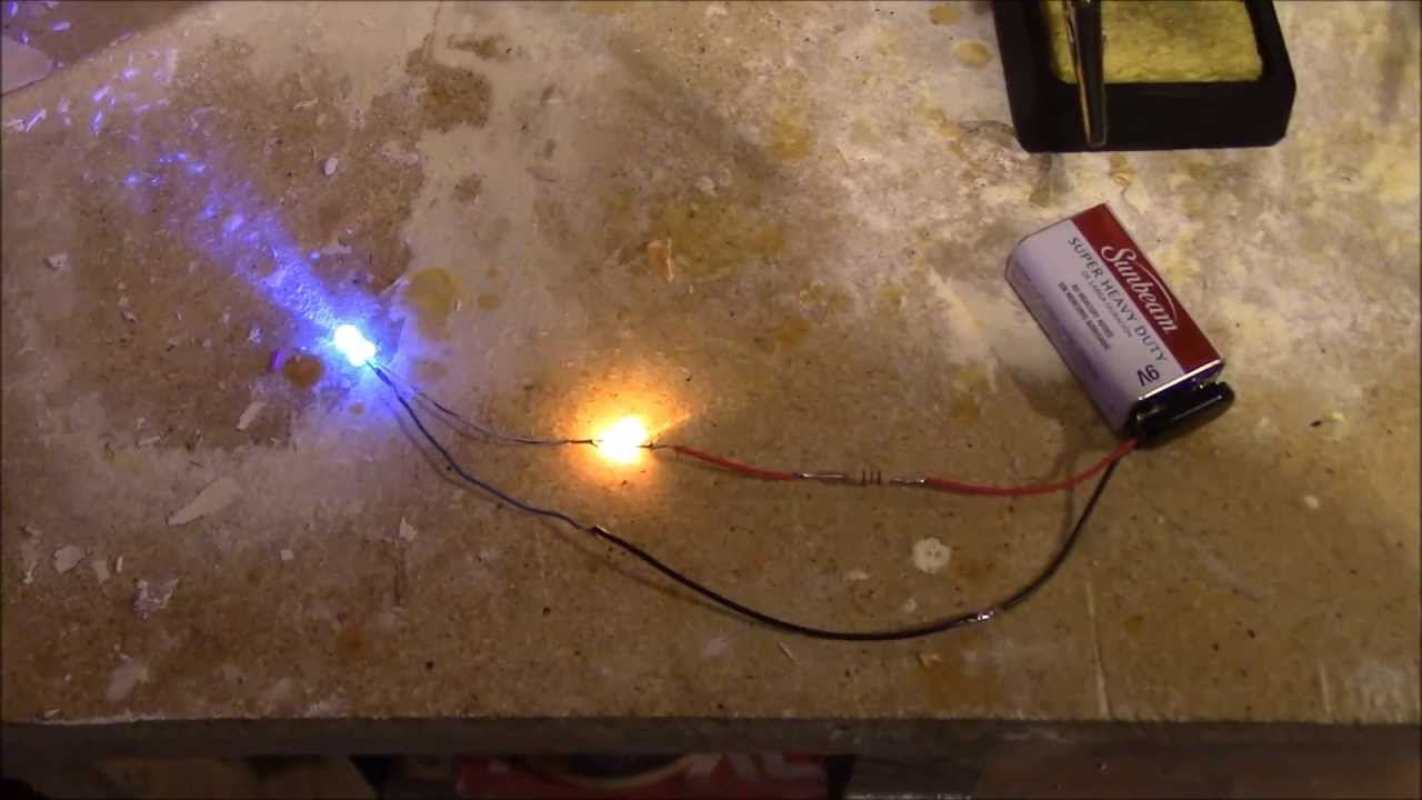 How make a non flicker LED into a flicker LED - YouTube