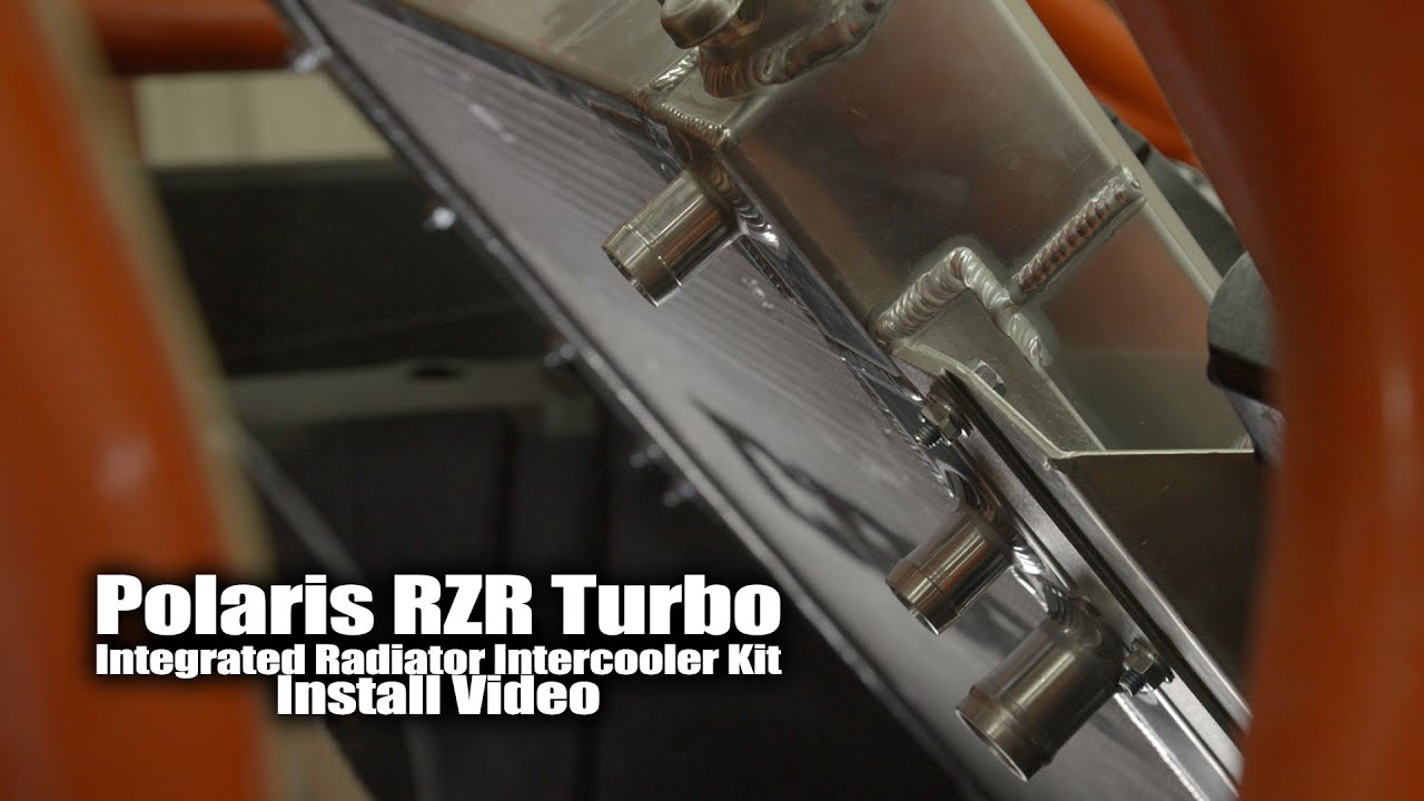 Polaris RZR Turbo Integrated Radiator Intercooler Kit Install by Hess Motorsports YouTube