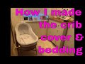 How to  making a crib cover  crib fitted sheet  crib quilt   tutorial