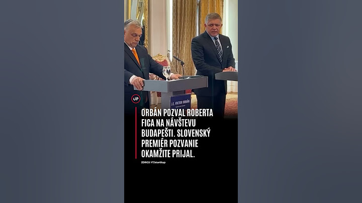 Maďarský premiér Orbán sa stretol s premiérom Robertom Ficom #shorts